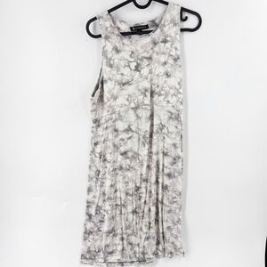 ✅ Athleta High Neck Santorini Dress Riptide Silver Bells LARGE